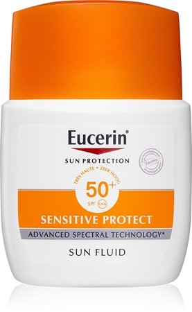 Eucerin Sun Sensitive Protect Beschermende Matte Fluid voor het Gezicht  SPF 50+