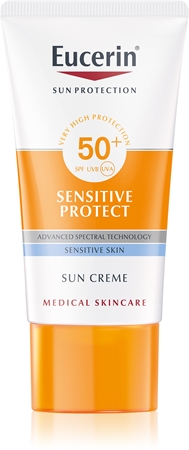 Eucerin Sun Sensitive Protect zaščitna krema za obraz SPF 50+