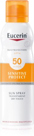 Eucerin Sun Sensitive Protect Transparante Mist voor Bruining  SPF 50