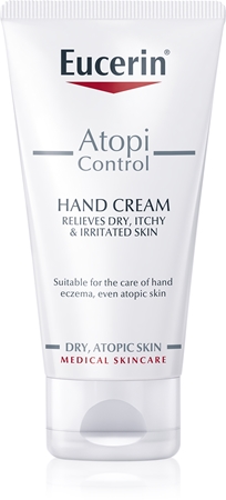 Eucerin AtopiControl crème mains pour peaux sèches à atopiques