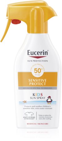 Eucerin Sun Sensitive Protect Aurinkosuihke Lapsille SPF 50+