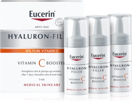 Eucerin Hyaluron-Filler Vitamin C Booster ser pentru diminuarea ridurilor cu vitamina C