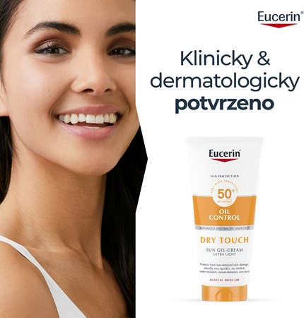 Eucerin Sun Oil Control krémový gel na opalování SPF 50+