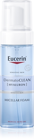 Eucerin DermatoClean espuma micelar de limpeza para todos os tipos de pele inclusive sensível