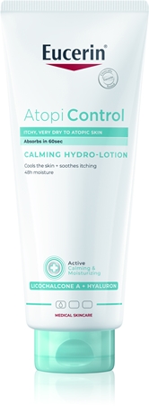 Eucerin AtopiControl Calming Hydro-Lotion zklidňující krémový neparfémovaný gel pro suchou a podrážděnou pokožku