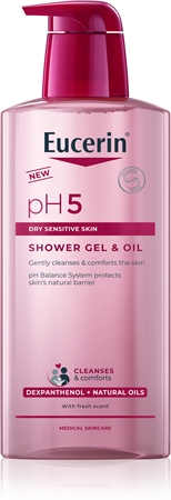 Eucerin pH5 Shower Gel & Oil заспокоюючий гель для душу