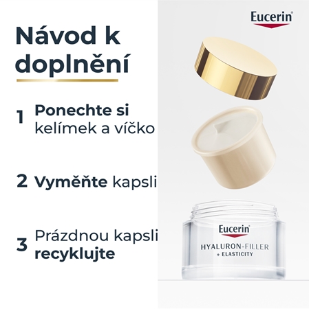 Eucerin Hyaluron-Filler + Elasticity intenzivně vyživující noční krém pro zralou pleť