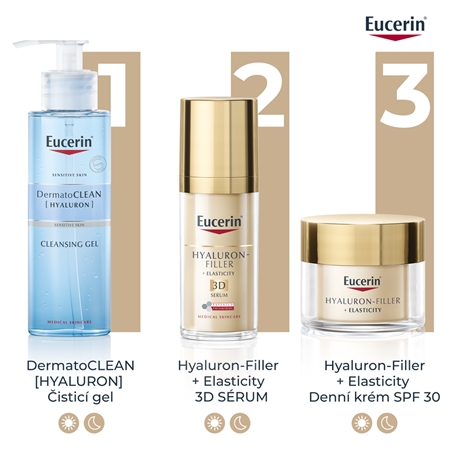 Eucerin Hyaluron-Filler + Elasticity intenzivně vyživující noční krém pro zralou pleť