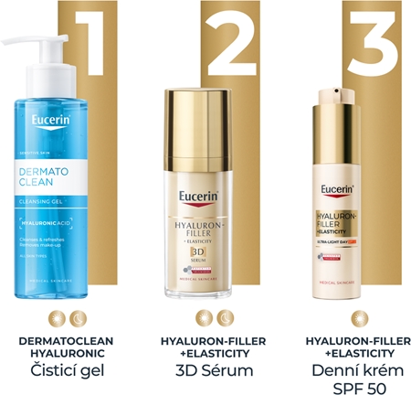 Eucerin Hyaluron-Filler + Elasticity lehký denní krém SPF 50