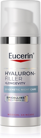 Eucerin Hyaluron-Filler + Longevity Epigenetic night care Nakts krēms cīņai ar novecošanās pazīmēm