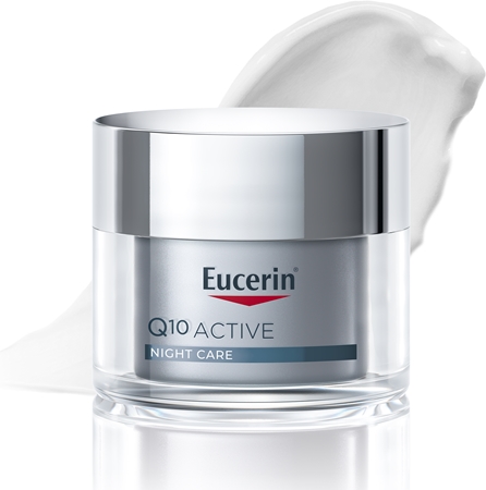 Eucerin Q10 Active Reģenerējošs nakts krēms ar pretgrumbu efektu