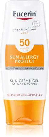 Eucerin Sun Allergy Protect schützende Gel-Creme zum Bräunen gegen Sonnenallergie SPF 50