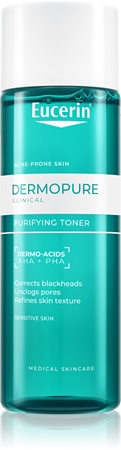 Eucerin DermoPure Clinical Purifying Toner Cleansing Tonic against imperfections in acne-prone skin