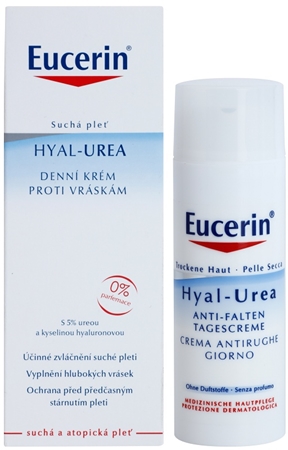 Eucerin Hyal-Urea Tagescreme gegen Falten für trockene bis atopische Haut