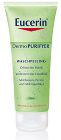 Eucerin Dermo Purifyer čisticí peeling pro problematickou pleť, akné