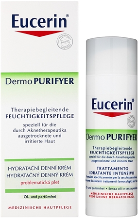 Eucerin Dermo Purifyer dnevna hidratantna krema za problematično lice, akne