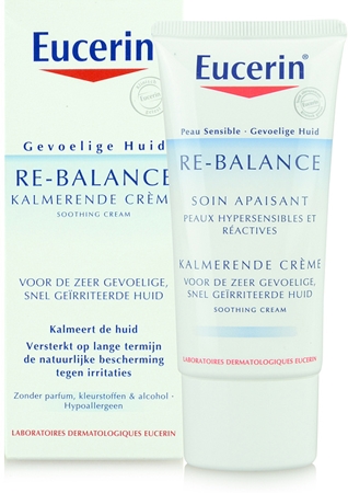 Eucerin Re-Balance die beruhigende Creme für empflindliche Haut