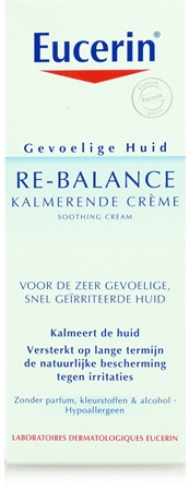 Eucerin Re-Balance die beruhigende Creme für empflindliche Haut