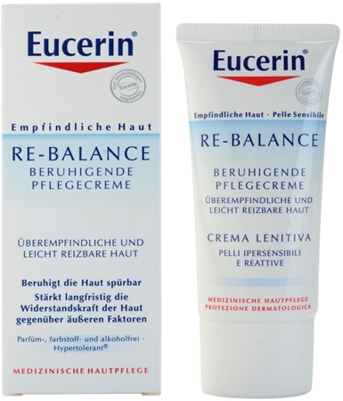 Eucerin Re-Balance die beruhigende Creme für empflindliche Haut