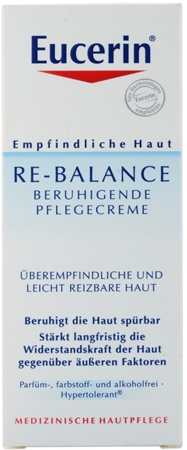 Eucerin Re-Balance die beruhigende Creme für empflindliche Haut