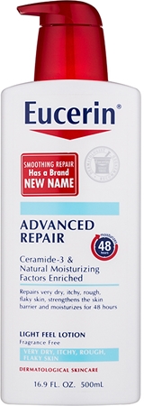Eucerin Smoothing Repair lait corporel léger pour peaux sèches