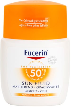 Eucerin Sun Fluid fluid matujący do opalania SPF 50+