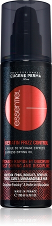 EUGÈNE PERMA Essential Keratin Frizz Control Öl für schnelleres Haaretrocknen
