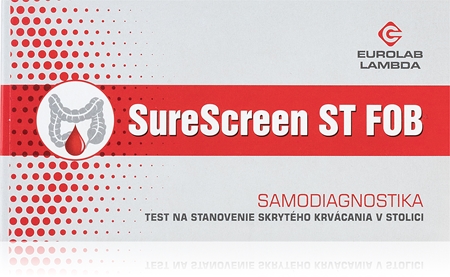 Eurolab Lambda SureScreen ST FOB Test na stanovenie krvi v stolici