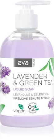 Eva Natura Lavender & Green Tea sapone liquido in crema per le mani