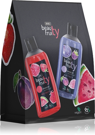 Eva Natura Beauty Fruity Red/Blue σετ δώρου