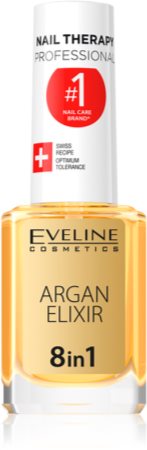 Eveline Cosmetics Nail Therapy Argan Therapy 8 in 1 elisir rigenerante per unghie e cuticole