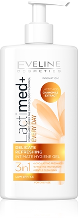 Eveline Cosmetics Lactimed+ gel de toilette intime pour peaux irritées
