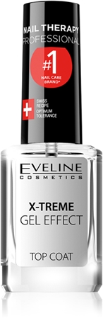 Eveline Cosmetics Nail Therapy X-treme Gel Effect покривен лак за нокти за блясък