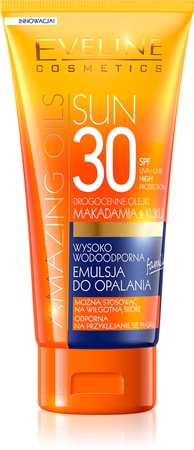 Eveline Cosmetics Amazing Oils aurinkosuojamaito SPF 30