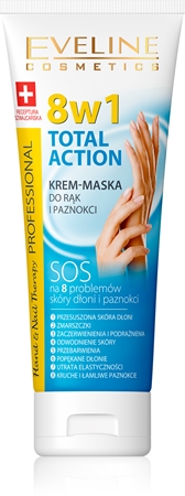 Eveline Cosmetics Total Action krém na ruce a nehty 8 v 1