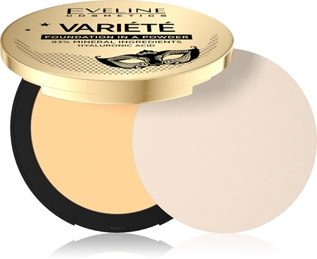 Eveline Cosmetics Variété cipria compatta minerale con applicatore