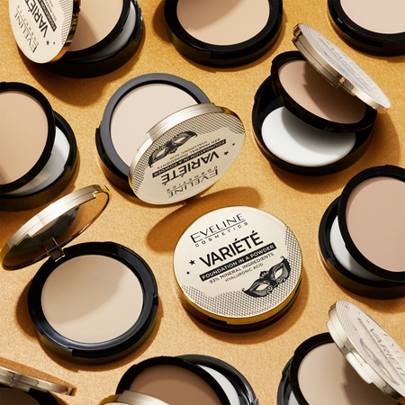 Eveline Cosmetics Variété cipria compatta minerale con applicatore