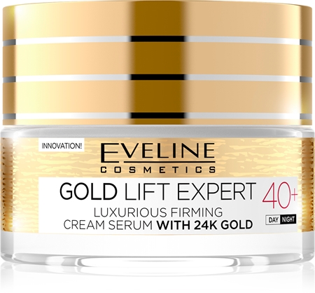 Eveline Cosmetics Gold Lift Expert luxusní zpevňující krém s 24karátovým zlatem