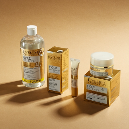 Eveline Cosmetics Gold Lift Expert luxusní zpevňující krém s 24karátovým zlatem