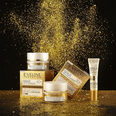 Eveline Cosmetics Gold Lift Expert luxuriöse festigende Creme mit 24 Karat Gold