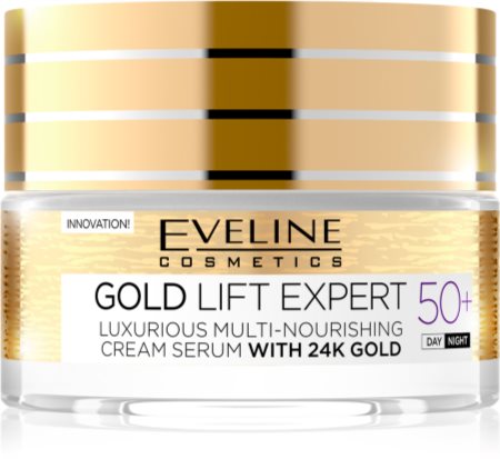 Eveline Cosmetics Gold Lift Expert creme de dia e de noite antirrugas 50+