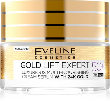 Eveline Cosmetics Gold Lift Expert denní a noční krém proti vráskám 50+