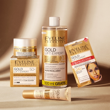 Eveline Cosmetics Gold Lift Expert denní a noční krém proti vráskám 50+