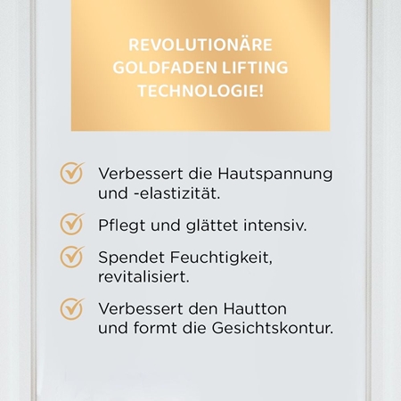 Eveline Cosmetics Gold Lift Expert stärkende Creme mit Goldpuder