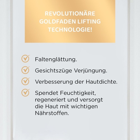 Eveline Cosmetics Gold Lift Expert verjüngende Maske 3in1