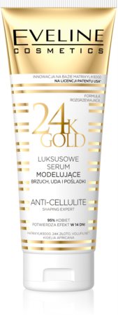 Eveline Cosmetics Slim Extreme 24k Gold modelleerserum voor de buik, dijen en billen