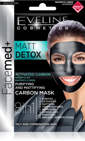 Eveline Cosmetics FaceMed+ máscara facial para pele oleosa e mista