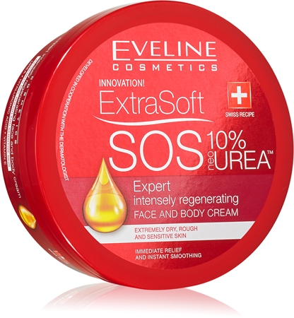 Eveline Cosmetics Extra Soft SOS creme intensivo regenerador para corpo e rosto