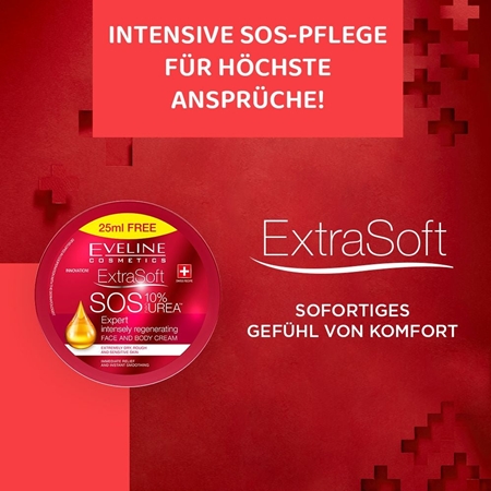 Eveline Cosmetics Extra Soft SOS regenerierende Intensivcreme für Körper und Gesicht