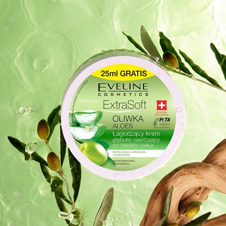 Eveline Cosmetics Extra Soft hydratisierende und beruhigende Creme für empfindliche Oberhaut